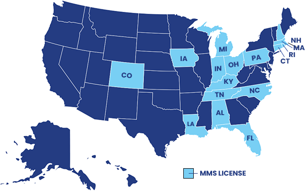 MMS Mortgage Service Areas